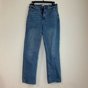 Abercrombie & Fitch Curve Love Ultra High Rise 90s Straight Jean